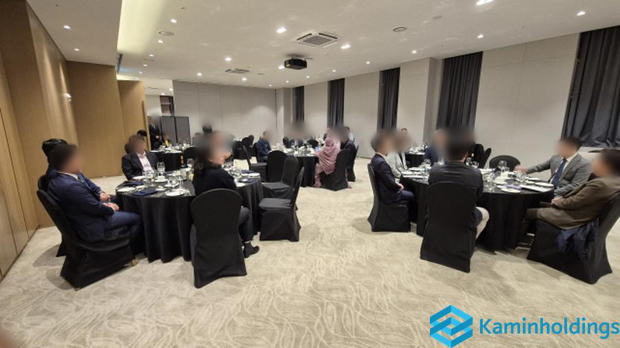 카민홀딩스 글로벌 비즈니스 행사 운영 현장