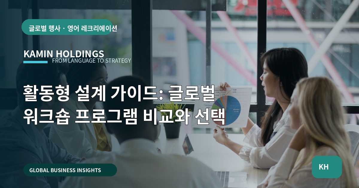 활동형 설계 가이드: 글로벌 워크숍 프로그램 비교와 선택