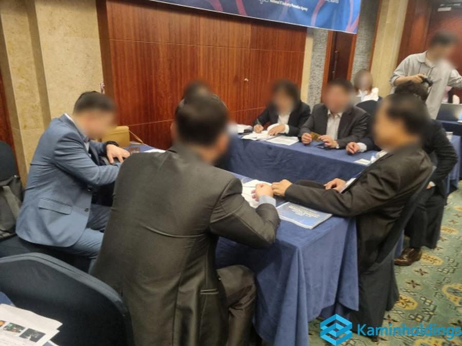문화체험 동행 중견기업 해외사업팀 카민홀딩스 실제 업무 사진
