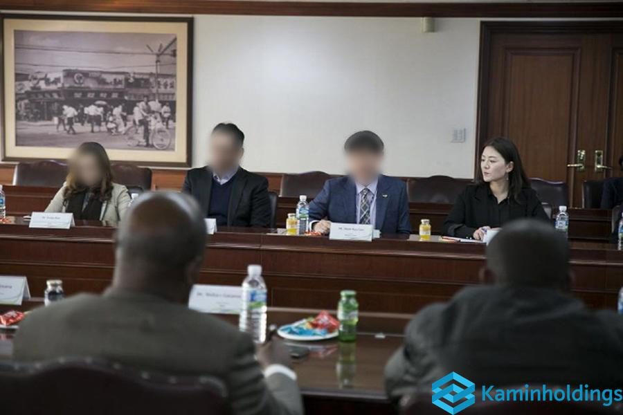 전시회 VIP 투어 중견기업 해외사업팀 카민홀딩스 실제 업무 사진