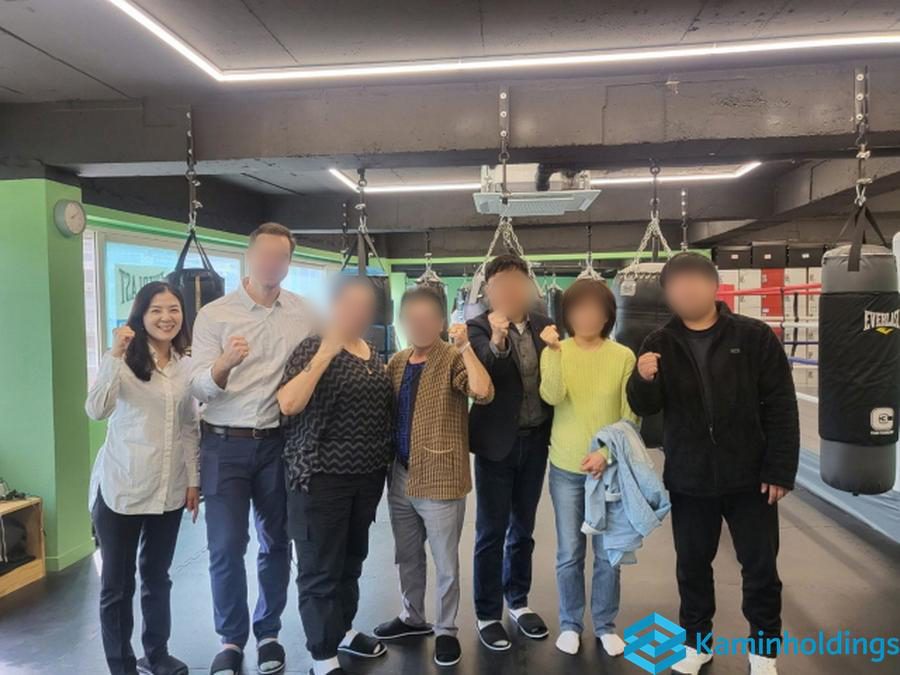 공장 방문 통역 중견기업 해외사업팀 카민홀딩스 실제 업무 사진