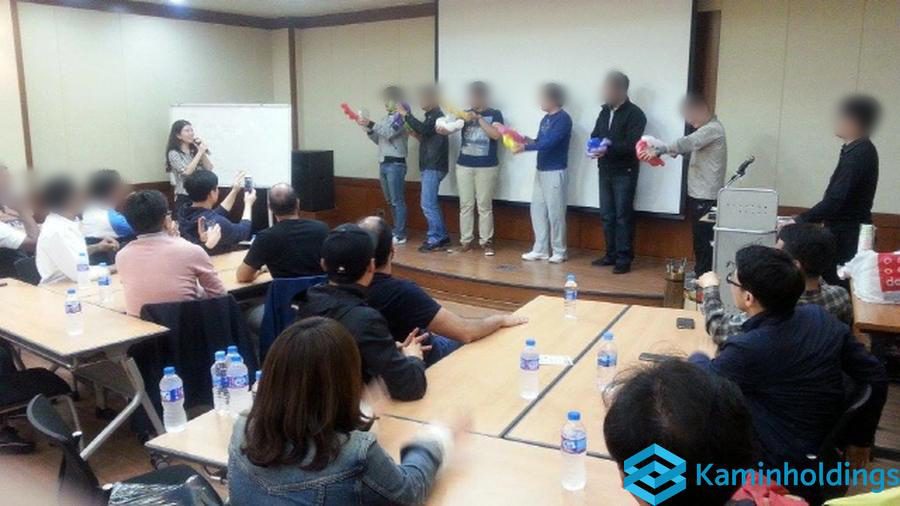 가족 초청 글로벌 행사 중견기업 해외사업팀 카민홀딩스 실제 업무 사진