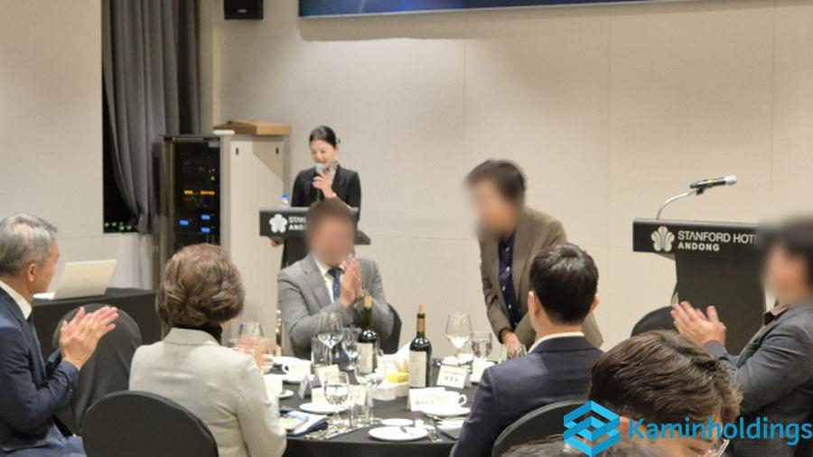 전시회 VIP 투어 중견기업 해외사업팀 카민홀딩스 실제 업무 사진