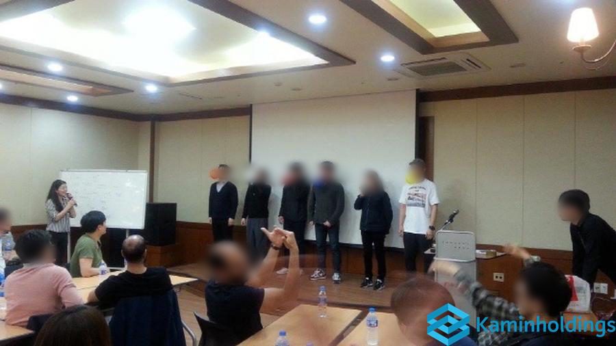 온라인 화상회의 통역 중견기업 해외사업팀 카민홀딩스 실제 업무 사진