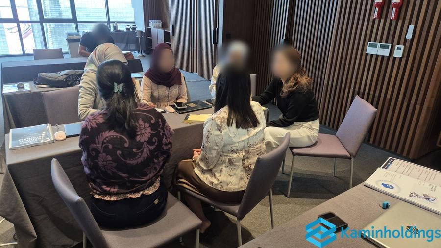 투자 데모데이 진행 중견기업 해외사업팀 카민홀딩스 실제 업무 사진
