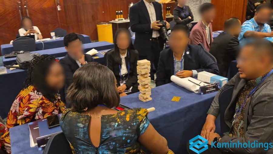 온라인 웨비나 진행 중견기업 해외사업팀 카민홀딩스 실제 업무 사진