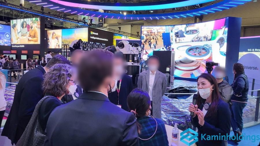 온라인 화상회의 통역 중견기업 해외사업팀 카민홀딩스 실제 업무 사진