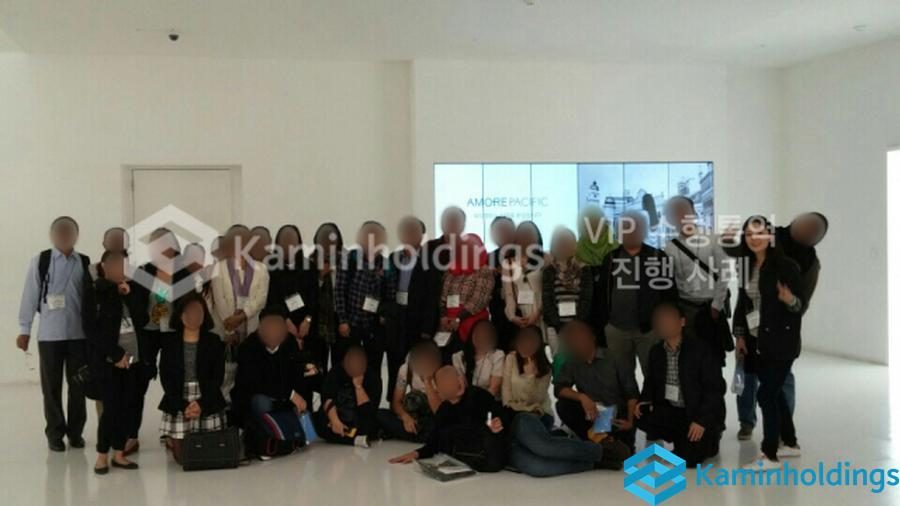 온라인 화상회의 통역 중견기업 해외사업팀 카민홀딩스 실제 업무 사진
