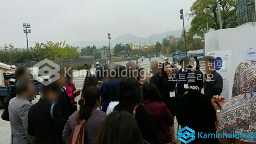 투자 데모데이 진행 중견기업 해외사업팀 카민홀딩스 실제 업무 사진