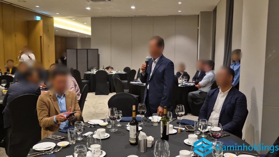 문화교류 행사 사회 중견기업 해외사업팀 카민홀딩스 실제 업무 사진