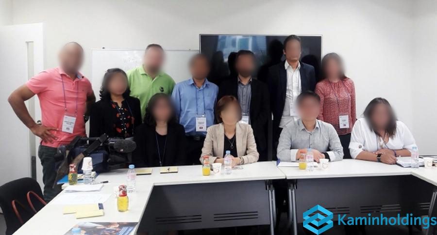 경영진 워크숍 통역 중견기업 해외사업팀 카민홀딩스 실제 업무 사진