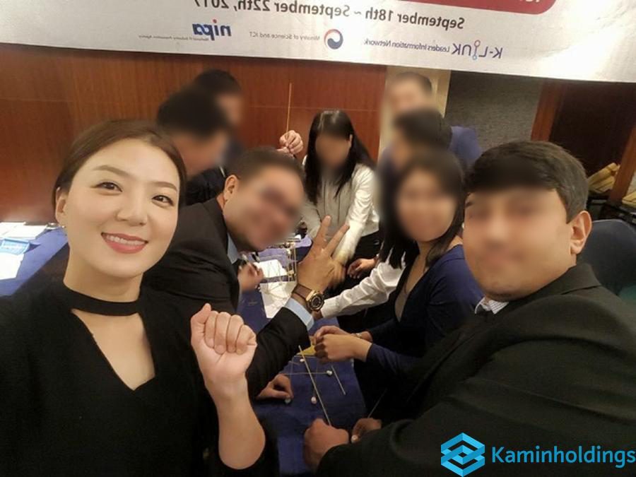 온라인 화상회의 통역 중견기업 해외사업팀 카민홀딩스 실제 업무 사진