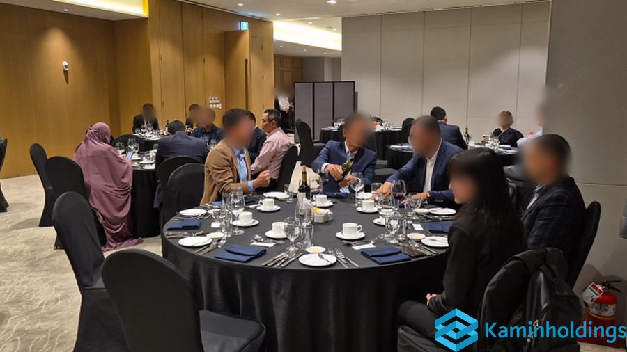 언론 인터뷰 동행 중견기업 해외사업팀 카민홀딩스 실제 업무 사진