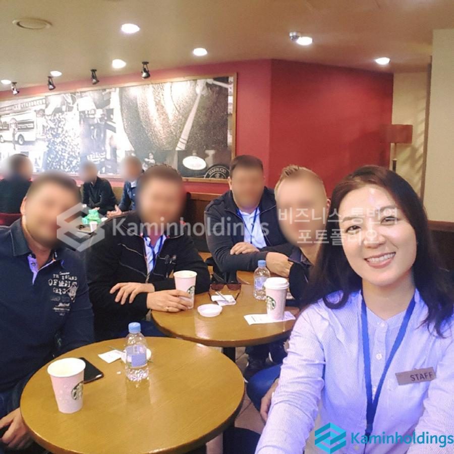신제품 론칭 회의 통역 중견기업 해외사업팀 카민홀딩스 실제 업무 사진