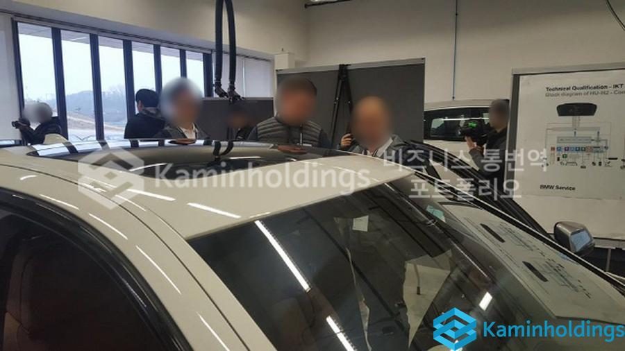 신제품 론칭 회의 통역 중견기업 해외사업팀 카민홀딩스 실제 업무 사진